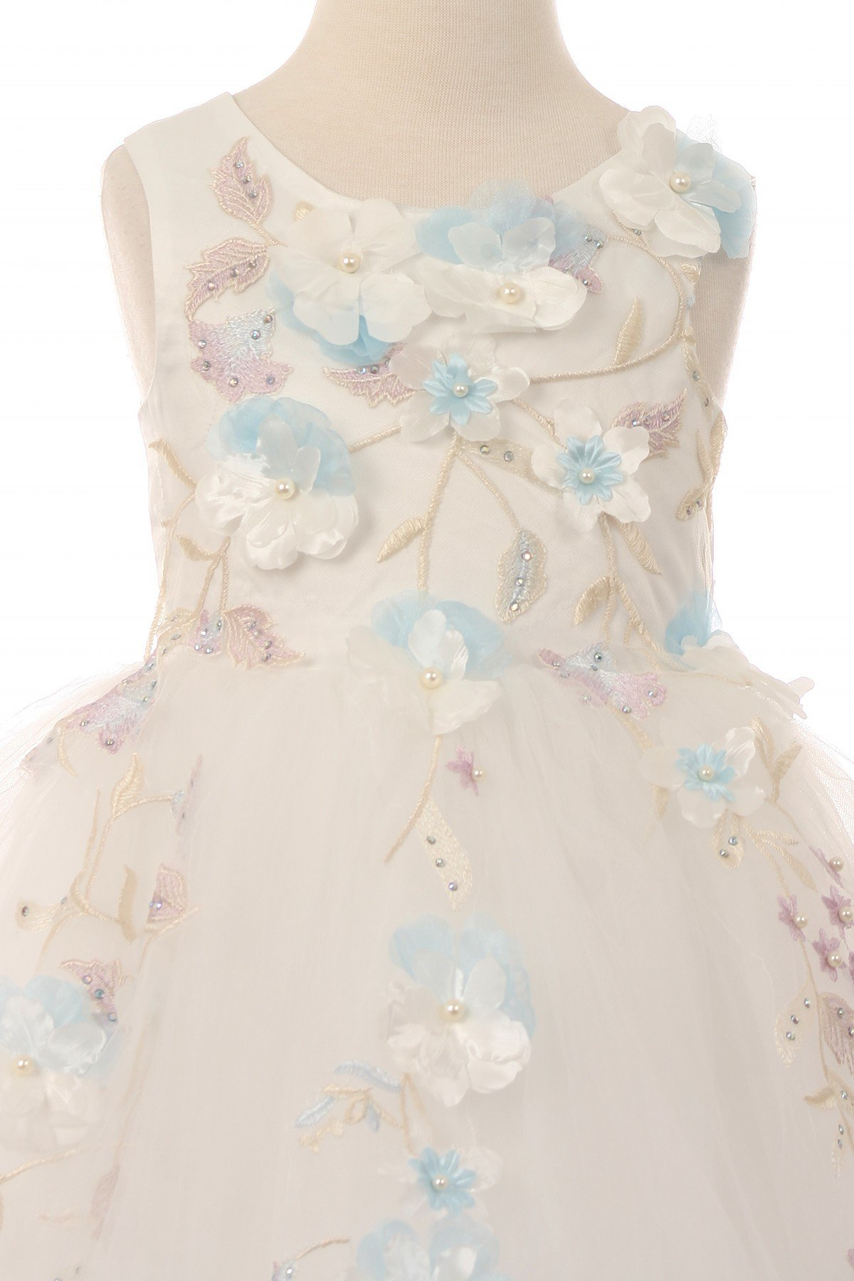 3d flower cocktail dress